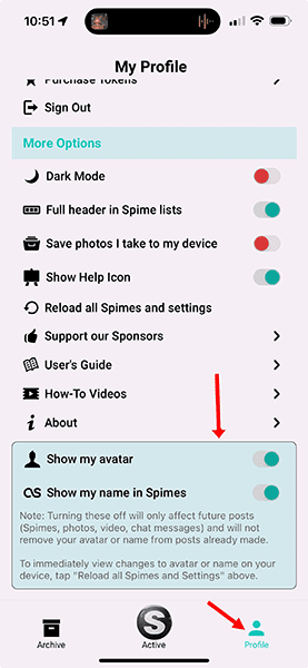Hide your identity while using Spime Hide your identity while using Spime